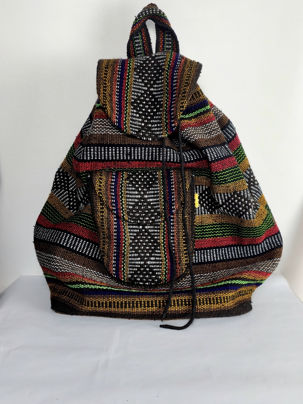 Artisan Boho Handmade Woven Jerga Backpack
